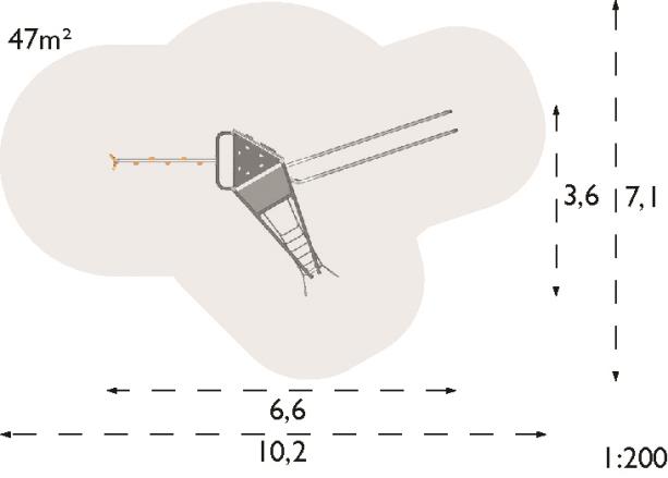 Structure multi-jeux 7 à 16 ans - Nexus Altitude 1 - 8037449 - Hags avec glissière, scellement béton, hauteur de chute 2700 mm_1