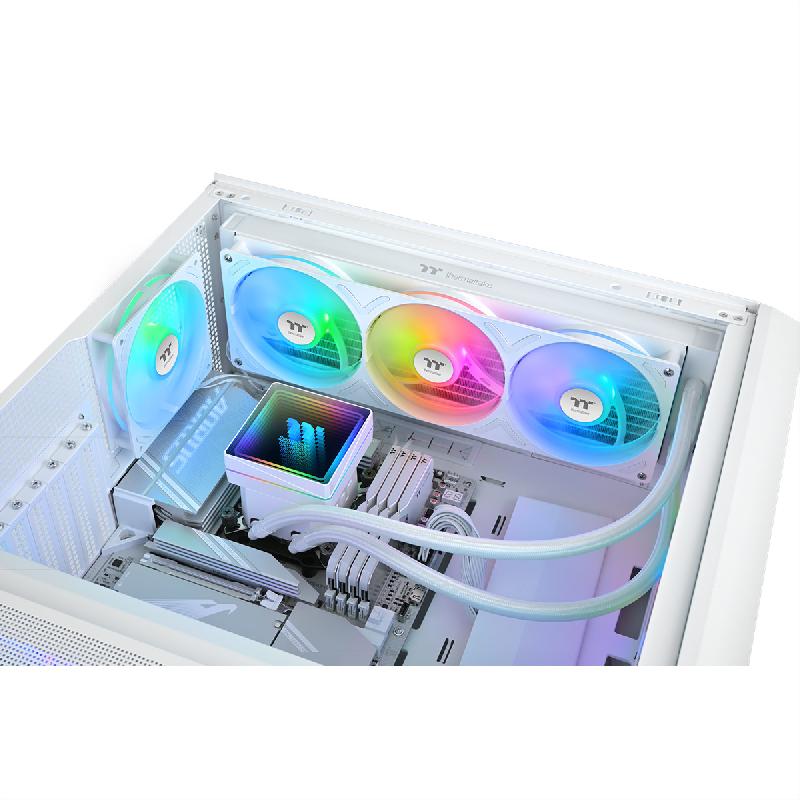 Thermaltake TH360 V3 ARGB Sync, Refroidisseur liquide CPU AIO, Blanc_1