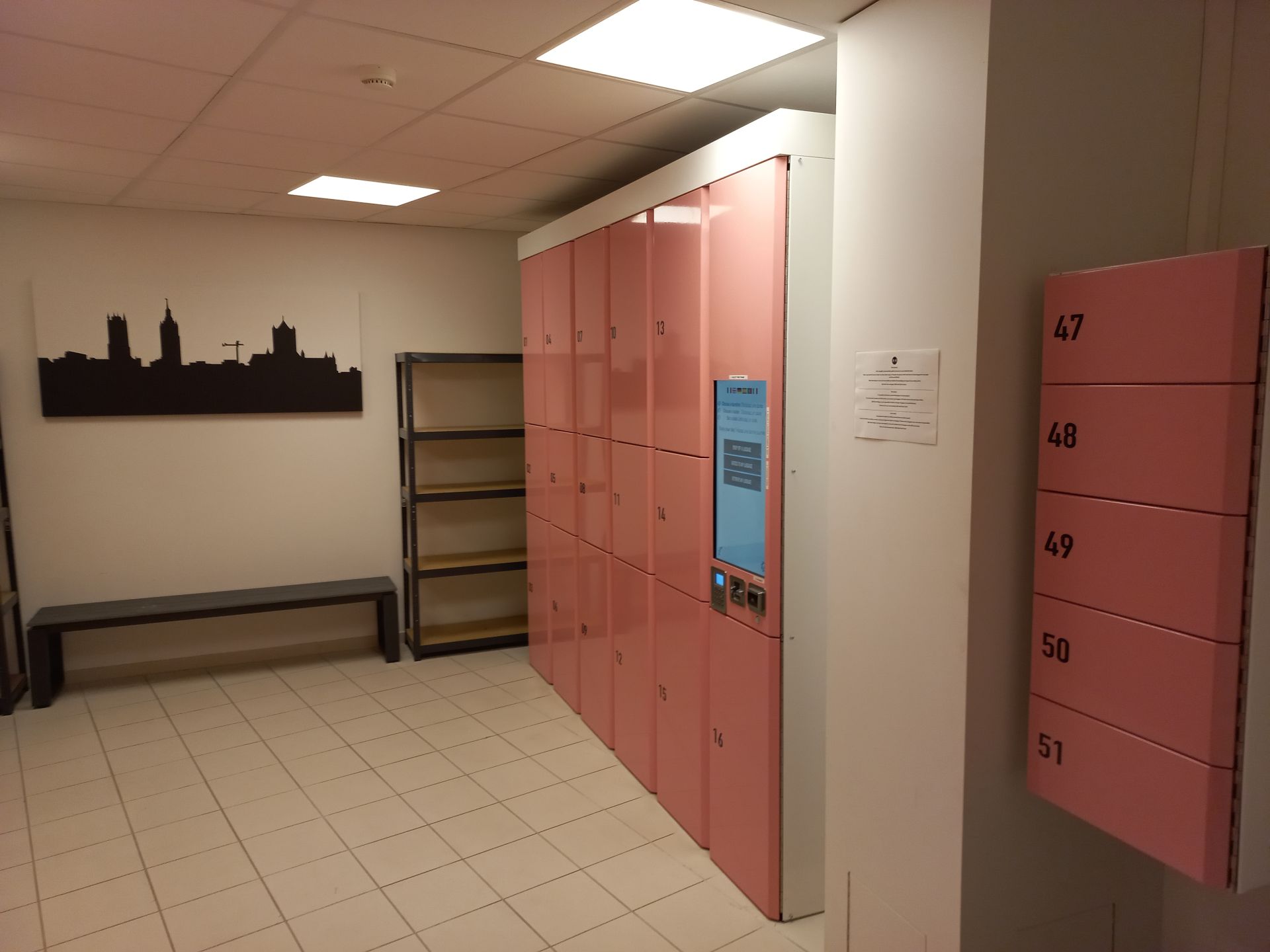 Service de consigne à bagages monétisable