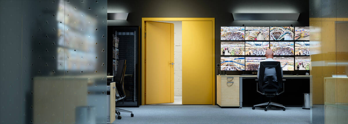 Porte blindée de haute sécurité Technica II DV - FB4 - Classe A2P CR4 - Norme EN 1522 et EN 1523_1