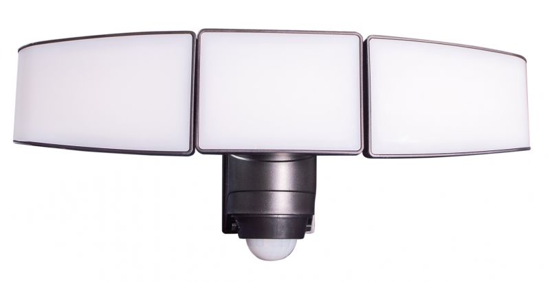 Projecteur LED solaire 15W - Tibelec - Panneau solaire déporté avec détecteur infrarouge - Réf 71109720_1