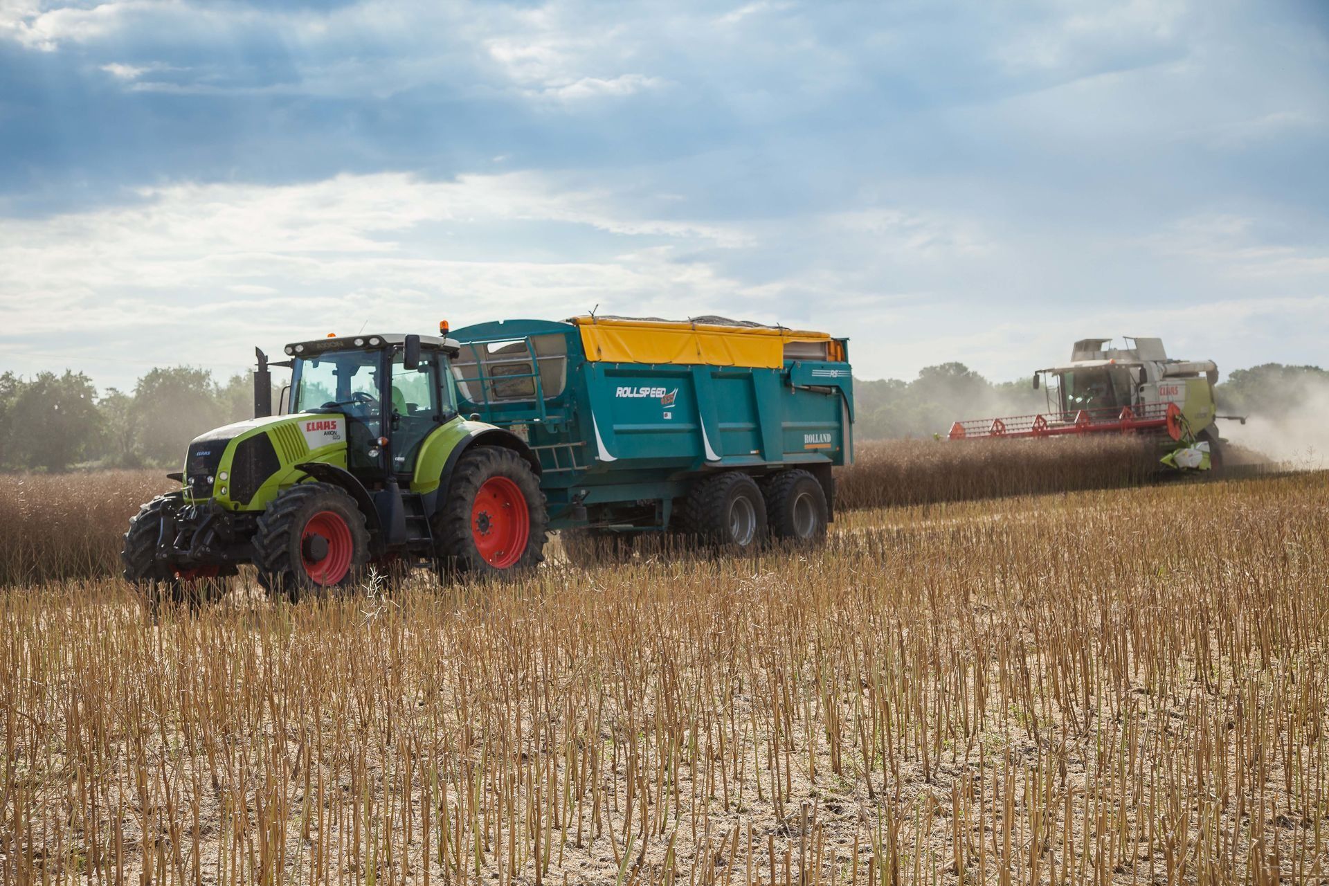 Rollspeed 6835, benne monocoque agricole robuste pour 24 tonnes de PTAC