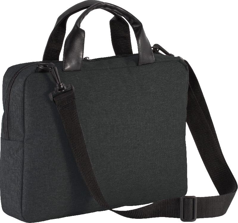 Sac porte-document / Ordinateur - Polyester 600D - Compartiment matelassé 13 pouces - Réf: KI0426 - Kimood_1