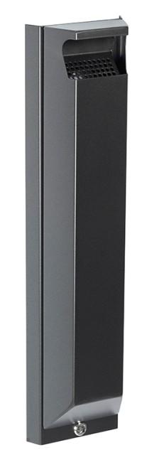 Cendrier mural Arkéa 3 Litres - Acier anticorrosion - Capacité 1800 mégots - Fabrication française_1