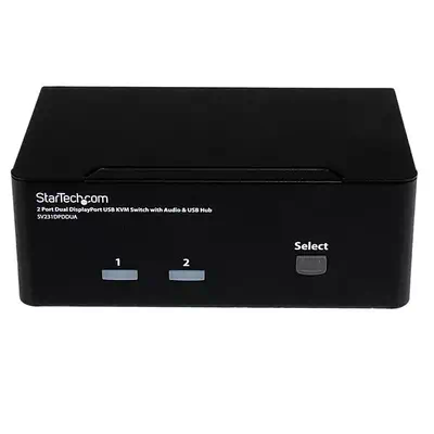 Commutateur KVM 2 Ports DisplayPort, USB et Audio - Switch KVM - 2560x1600_1