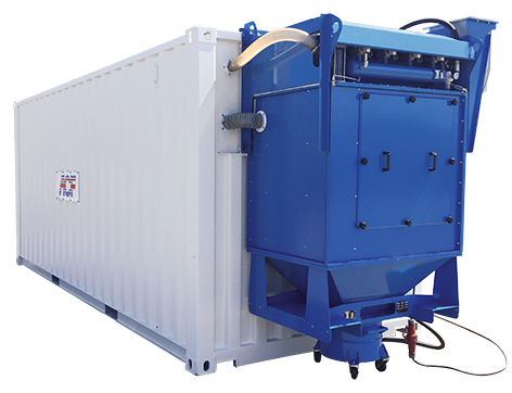 Container de sablage à jet libre 6 ou 12 m - sableuse à pression réglable 130L pour aérogommage, grenaillage et microbillage - C200 / C400_1