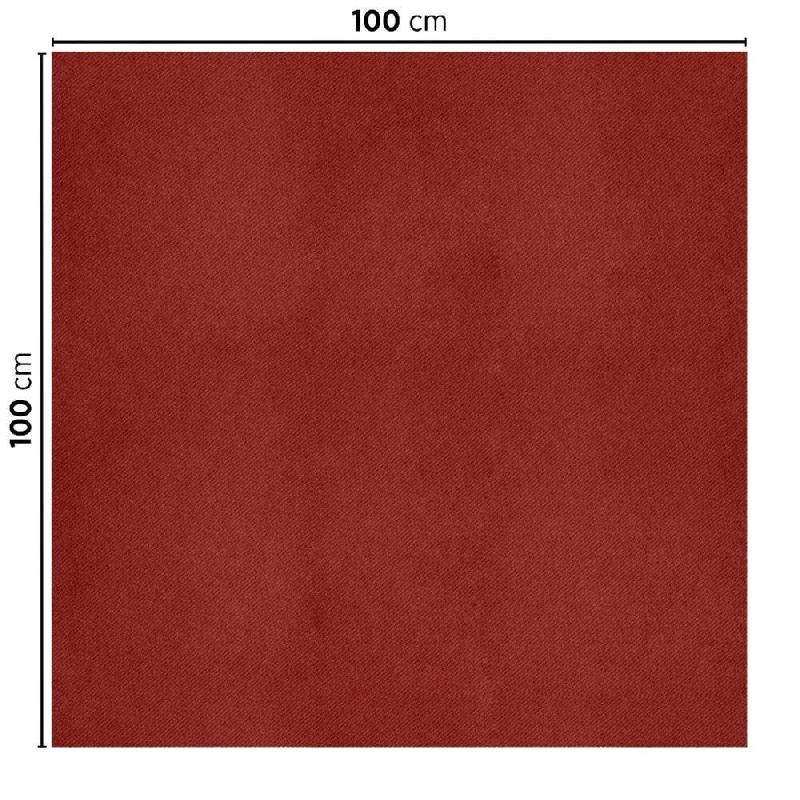 Nappe pliage Z intissé bordeaux 100x100cm - par 200_1
