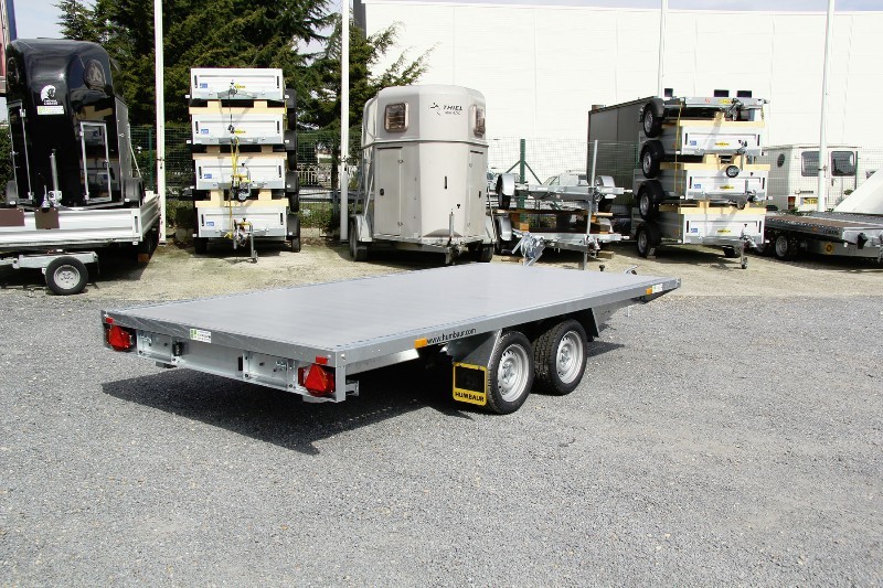 Remorque porte voiture Humbaur Universal 3500 - châssis galvanisé, plancher alu renforcé, 3500 kg PTC_1