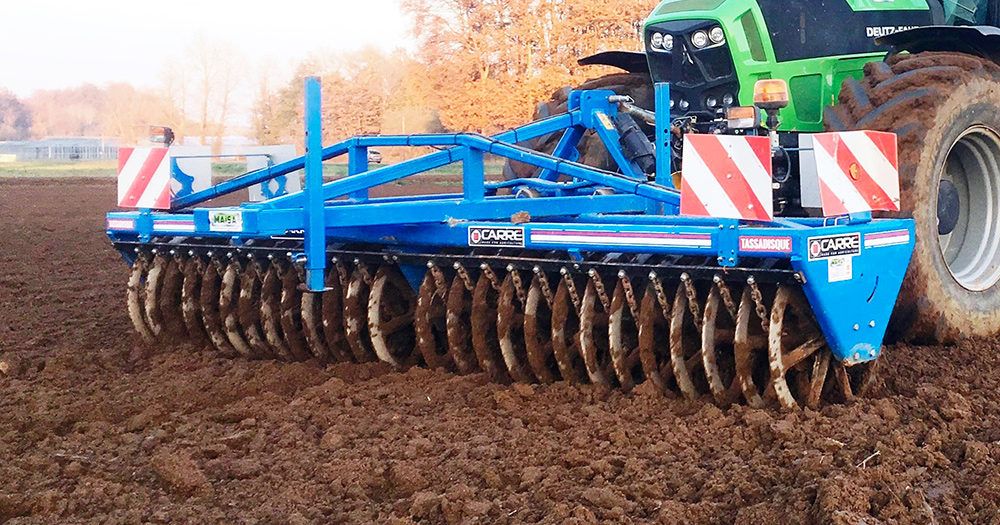 Tassadisque - rouleau tasseurs avant - carre - 1,50 à 5,00 m_1