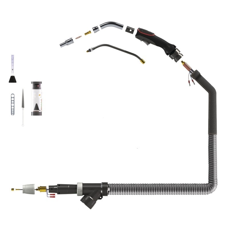 Torche d'aspiration MIG/MAG Schweisskraft S8XE/5m Mini - refroidie par air - légère et ergonomique - 1820005_1