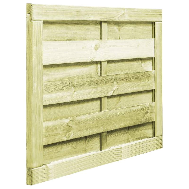 Vidaxl portillon bois de pin imprégné 100x75 cm vert 45314_1