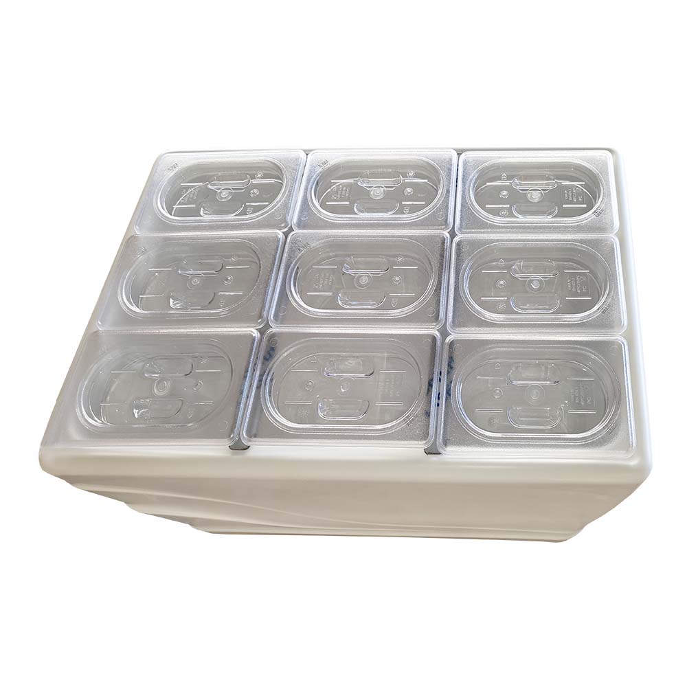 Vitrine réfrigérée pour les perles de fruits à bubble tea 9 parfums_1