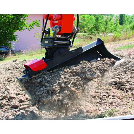 Godet curage orientable 1000 mm en a/r mbi ar15 fast lock pour minipelle entre 1,2-1,8t_1