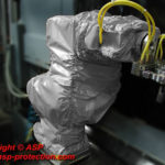 Housse pour robot de découpe - Service machine - Tissus polyamide et polyester résistants aux huiles et à l'abrasion_1