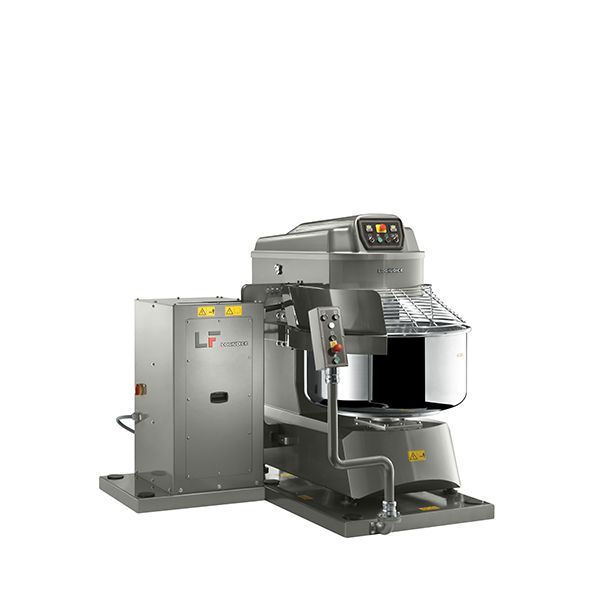 Pétrin professionnel IRIS_ARB-ARS - Logiudice - 8 à 300 kg - à spirale réversible avec élévateur hydraulique_1