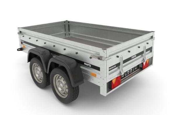 Remorque bagagère non freinée - 2,30 X 1,26 M - MARTZ PREMIUM 230/2_1