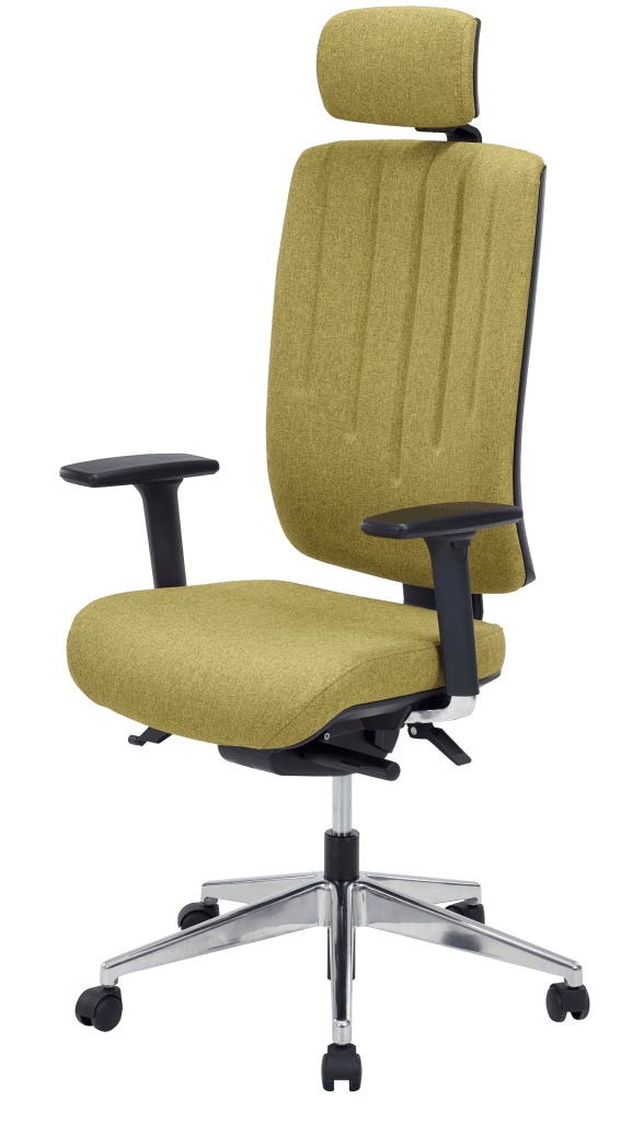 Siège bureautique Karl Têtière Sitek - synchrone blocable 5 positions - têtière réglable et inclinable - référence 2703_1