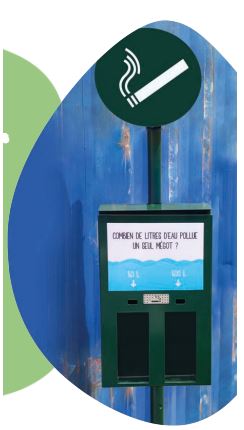 Cendrier de vote sur pied - capacité 2000 mégots - système anti débordement - plaque écrase-mégot en acier galva brossé_1