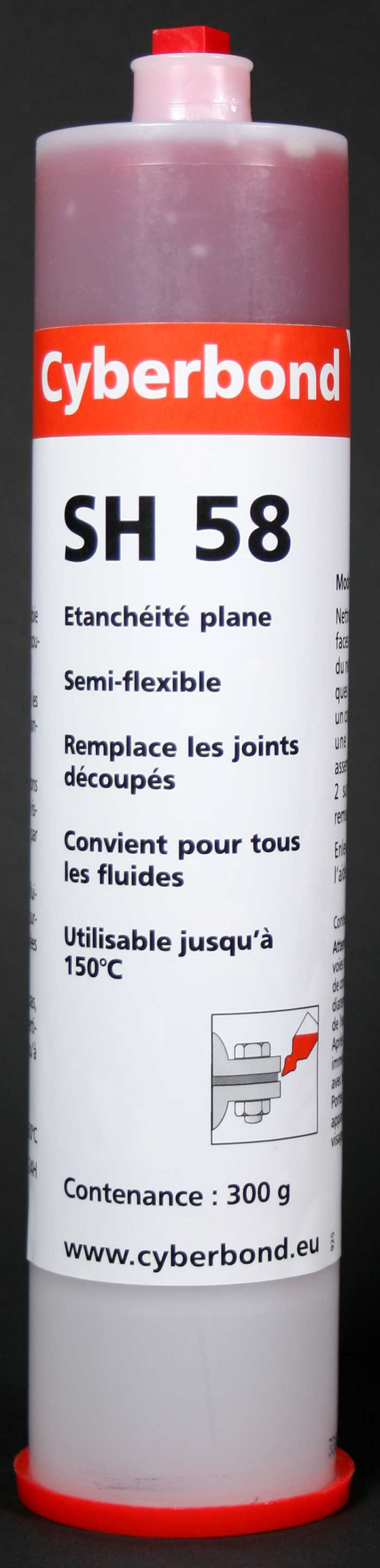Colle anaérobie SH 58 - Gel d'étanchéité spécial plans de joints usinés ou bruts_1