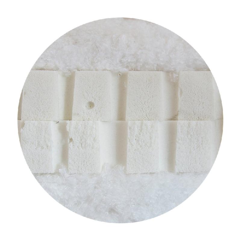 Matelas double latex futon - Couchage 180 x 200 cm - Couleur naturelle - Épaisseur 18 cm_1