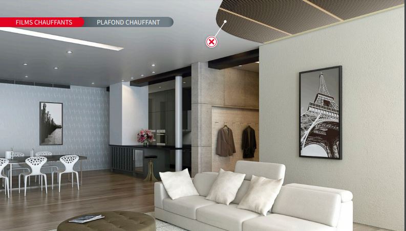 Plafond rayonnant plâtre dynapan_1