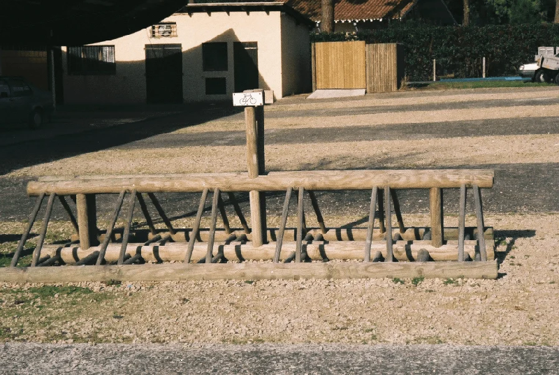 Rack à vélos en  bois EL PASO_1