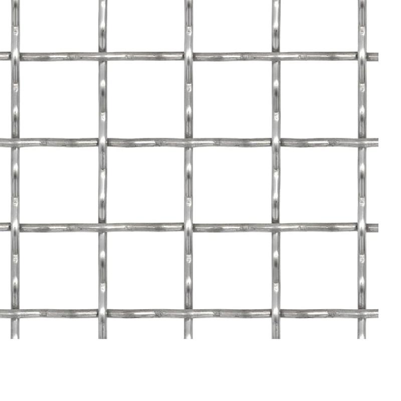 Vidaxl clôture de jardin sertie acier inoxydable 100x85 cm 31x31x3 mm 142291_1