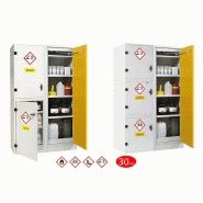 Armoire à produits dangereux - combiné 3 modules dont 1 coupe-feu 30 mn_1