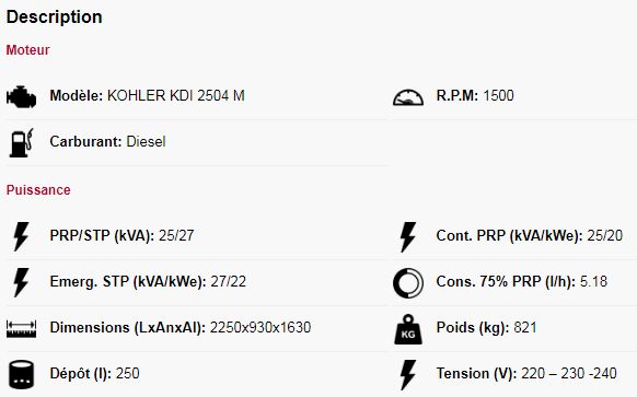 GEN27KC-IN-M - Groupes électrogènes industriels Genesal Energy - Statique insonorisé - 23 à 110 kVA - Monophasé_1