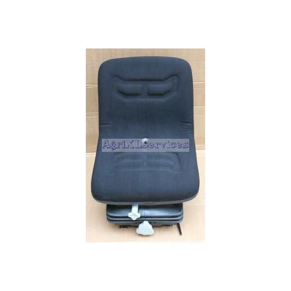 Siège pour chariot élévateur - tissu noir - suspension mécanique - réglage jusqu'à 120 kg_1