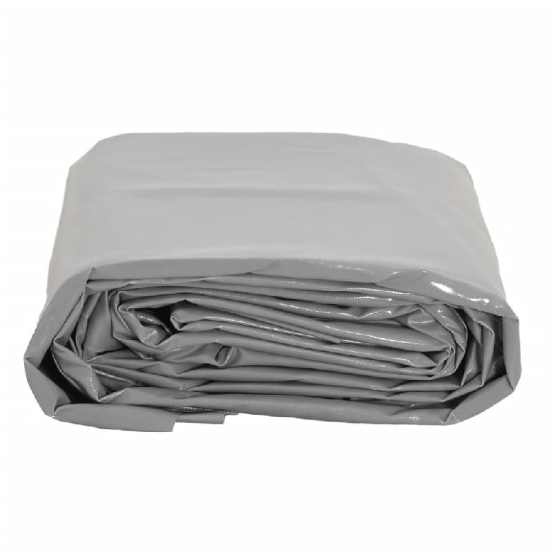 Vidaxl bâche gris 3,5x5 m 650 g/m² 156121_1