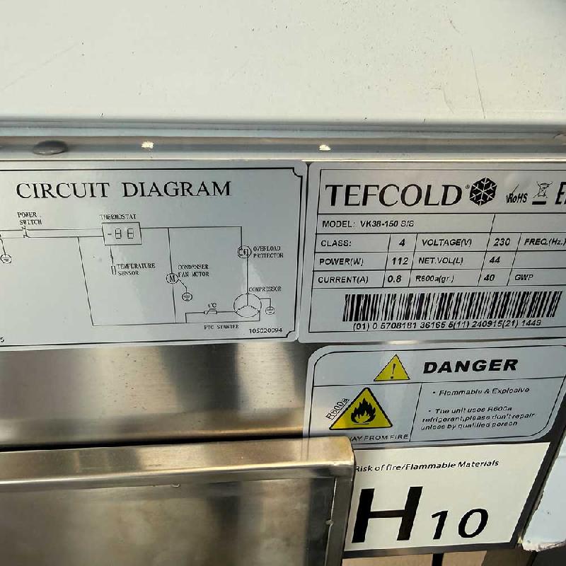 Vitrine à ingrédients réfrigérée avec capot - 6 x GN 1/3 | Déstockage neuf_1