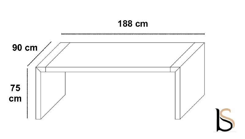 Bureau de Direction droit Kyo Light - MARTEX - Noyer_1