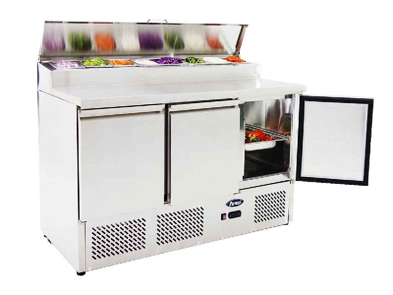 Saladette réfrigérée 7GN1/6 + 1GN1/9 positive 3 portes 380L ATOSA_1