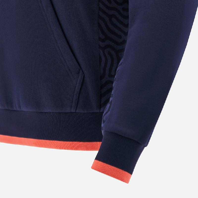 Sweat à capuche modèle travel Edinburgh Rugby 2024/25 - Macron Sport_1