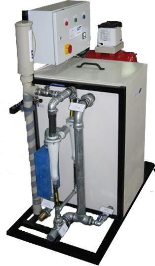 Système de recyclage d'eau pour les installations de lavage voiture, bus, camion, avion et train - Débit de 50 à 600 litres / minute - FREYLIT_1