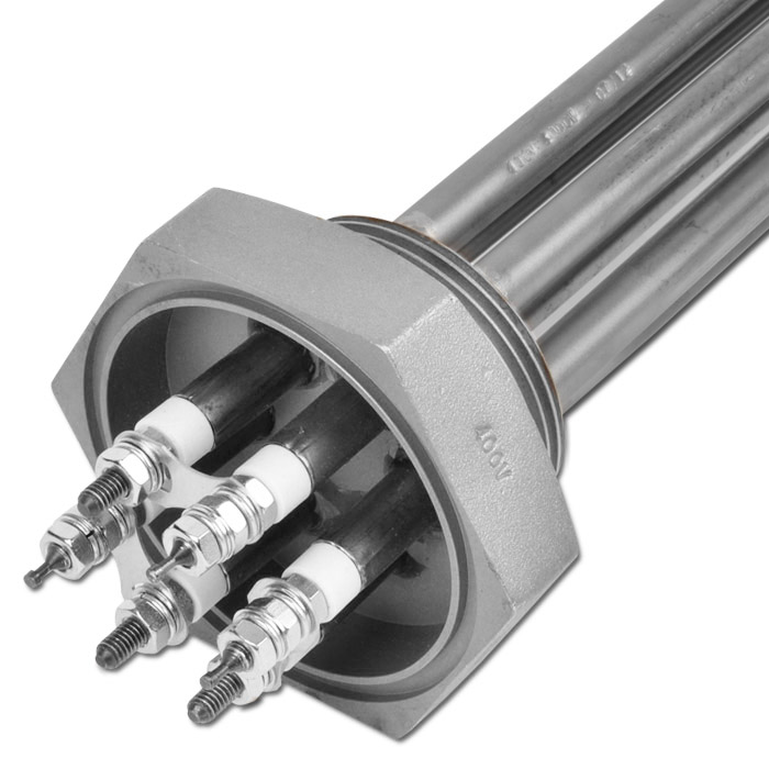 Thermoplongeurs à visser - Esska - Chauffage direct de liquides ou gaz - Ø 8.5 mm - Bouchon fileté en laiton_1