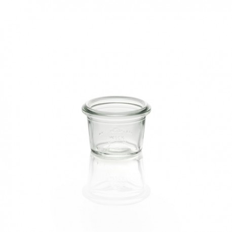 Bocaux en verre WECK Droit 35 ml Ø 40mm avec couvercles en joints - Référence WN000037_1