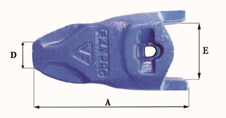 Dents de godet Fastkey FK4 PR-C - Poids 2,49 Kg - Dimensions précises_1