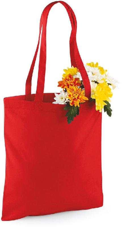 Sac shopping à anses longues - 100% coton - Réf: W101 - Marque Westford Mill - 140 g/m²_1