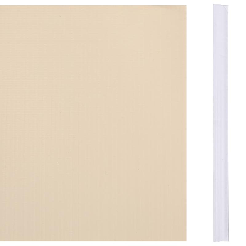 Vidaxl écrans d'intimité de jardin 4 pcs pvc 35x0,19 m crème 147857_1