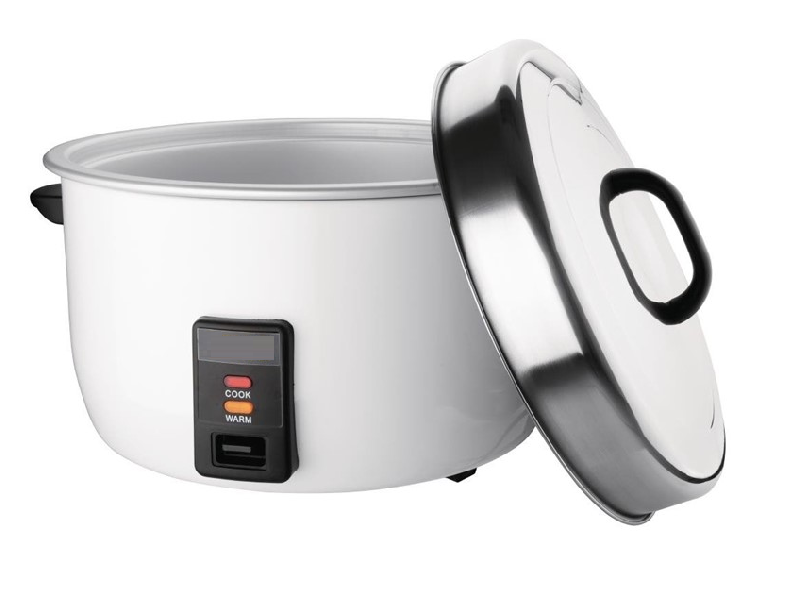 Cuiseur à riz professionnel - 10L de riz sec - Acier inoxydable - Fonction maintien au chaud_1