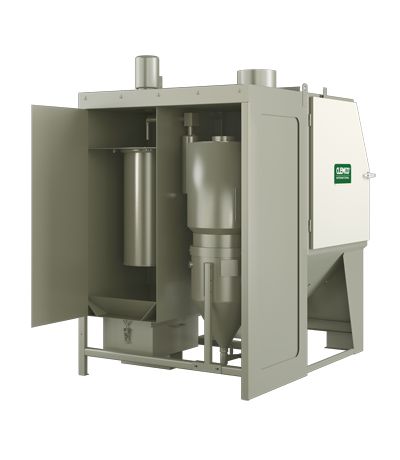 Pulsar VIII/VIII PLUS - Cabine de sablage Clemco - 650/680 kg - Compacte avec système intégré de filtration_1