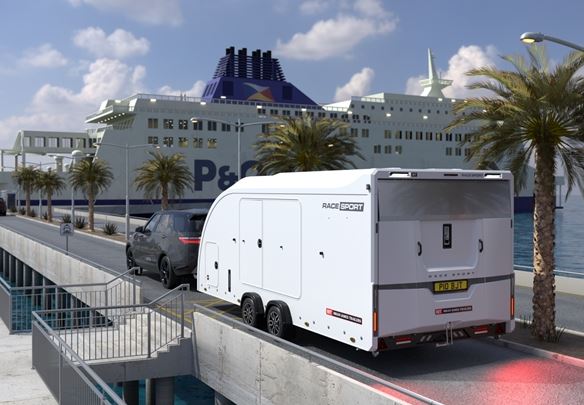 Remorque porte-voiture fermée haut de gamme pour les voitures classiques et le transport général de véhicules - RACE SPORT_1