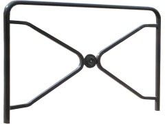 Barrière Nation - Serem - longueur 150 cm - hauteur 105 cm - tube acier avec options de fixation_1