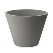 Carme - Jardinières rondes SAS en béton lavé - Ø81xØ45x61 cm - Poids pièce 98 kg_1