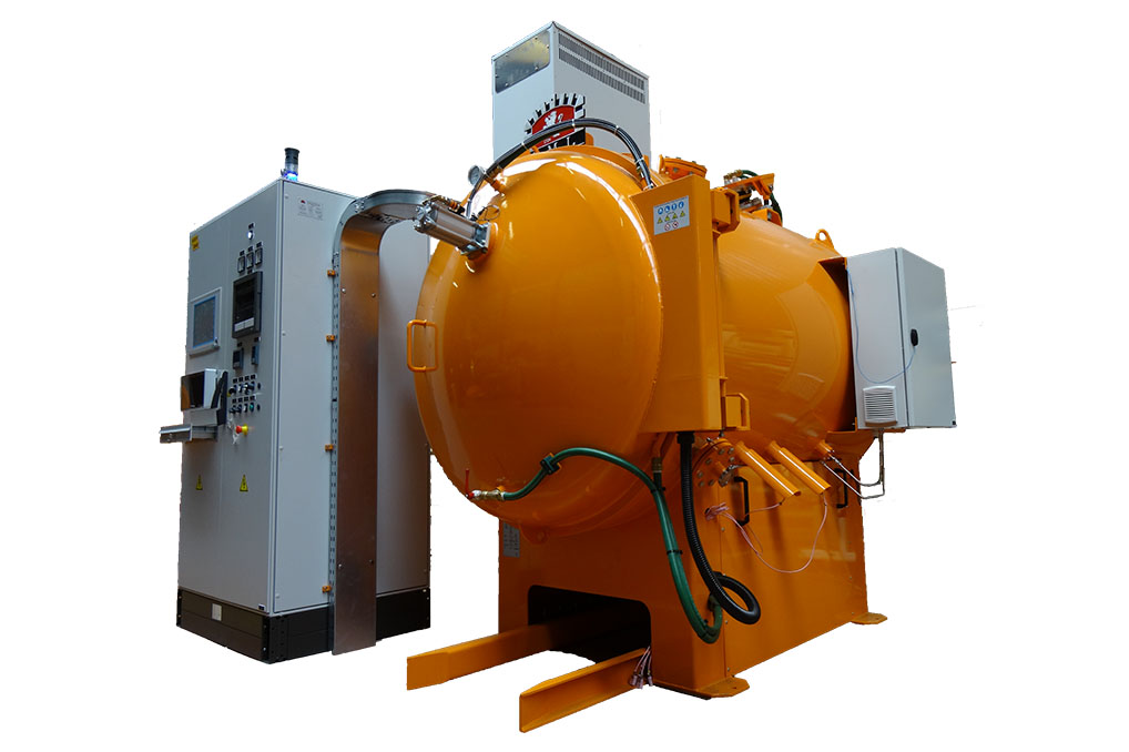 Four horizontal de revenu à purge par le vide - Traitements basse température en convection de gaz neutre - Type B5_R_1