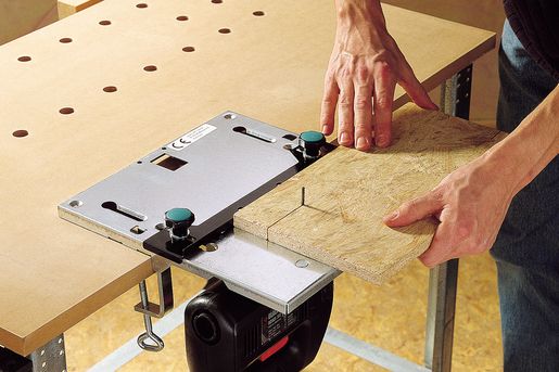 Table de scie sauteuse - Wolfcraft GmbH - plan de travail 320 x 300 mm - sciage précis et maîtrisé_1