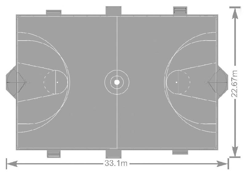 Terrain multisport Arena Phoenix réf-8019761 - Hags - 33100 mm de long, 22700 mm de large, 3970 mm de haut_1
