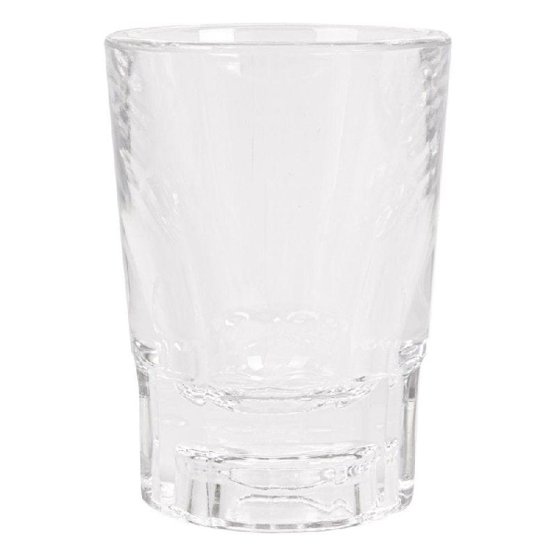 Verre à shot réutilisable polycarbonate transparent 5,5cl Ø5,5x7,5cm - par 12_1
